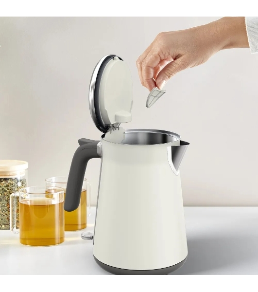 Электрочайник Tefal KI666AE0 молочный, 1.7 л, 2400 Вт, скрытый нагревательный элемент
