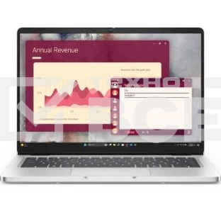 Ноутбук Dell Pro 14 Core 7 250U 14,0' FullHD+300nit AG,300 nit,32 GB DDR5 (2x16GB),1TB SSD,Intel graphics,3 cell 55 Wh,Backlit,FPR,Thunderbolt,,Linux,1,37kg,2y,KB Eng