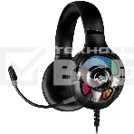 Наушники с микрофоном SVEN AP-U1100MV черный 2.2м мониторные оголовье, фото 1