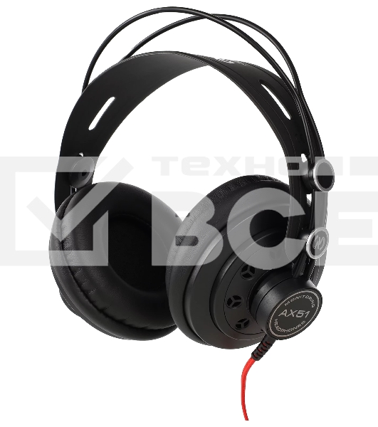 Проводные наушники Axelvox AX51 черный, полноформатные