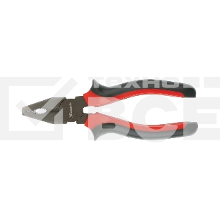 Плоскогубцы Matrix Nickel черный, 180 мм, комбинированные, двухкомпонентные рукоятки