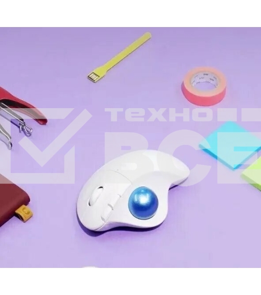 Мышь беспроводная (трекбол) Logitech ERGO M575S белый