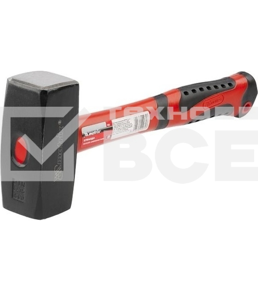 Кувалда Matrix 10920, 1500 г фибергласовая обрезиненная рукоятка