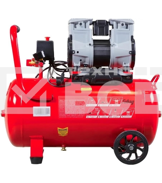 Компрессор поршневой Fubag OLS 250/50 CM2 безмасляный 250л/мин 50л 1500Вт красный/черный