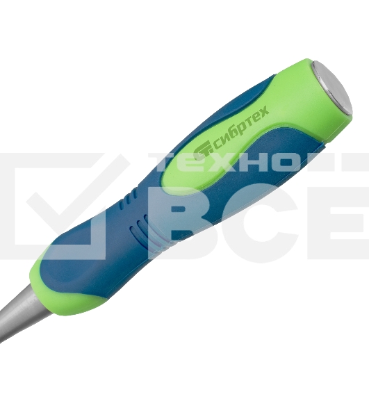 Долото-стамеска Сибртех, 30 мм, двухкомпонентная рукоятка