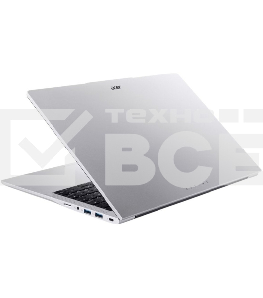 Ноутбук Acer Aspire Lite 15/15.6'/IPS/Intel Core i7-13620H/16Гб/512Гб SSD/Intel Iris Xe Graphics/DOS/серебристый/1.79kg
