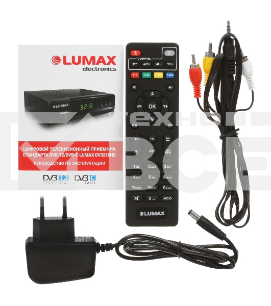 Цифровой телевизионный приемник LUMAX DV3218HD