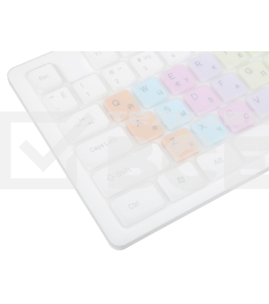 Комплект клавиатура+мышь Smartbuy 218346AG беспроводной, USB, 1500 DPI, белый