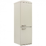 Холодильник Schaub Lorenz SLU S335C4E бежевый двухкамерный 230/94л морозилка снизу, No Frost, фото3