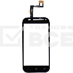 Сенсорное стекло (тачскрин) для HTC One SV LTE T528T, черное, фото 1