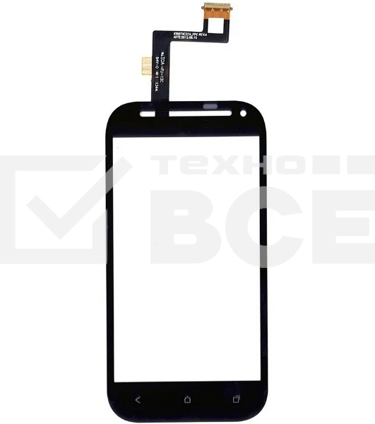 Сенсорное стекло (тачскрин) для HTC One SV LTE T528T, черное