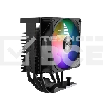 Кулер для процессора PCCooler R300 ARGB BK черный 92мм алюминий+медь 2200rpm 30db 4-pin 150W 133мм, фото2