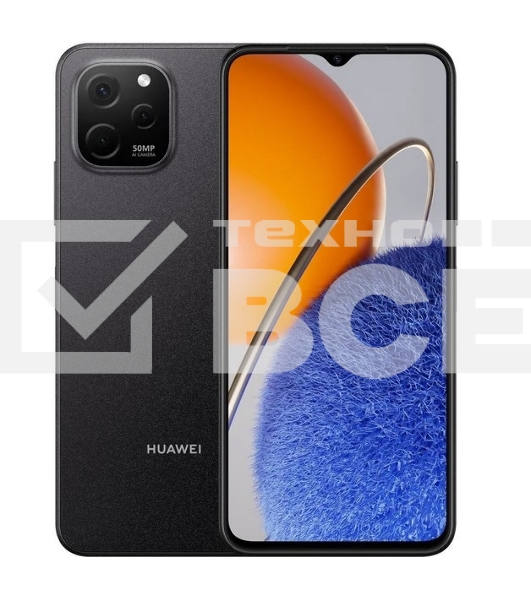 Смартфон Huawei Nova Y61, 4/128Gb, черный