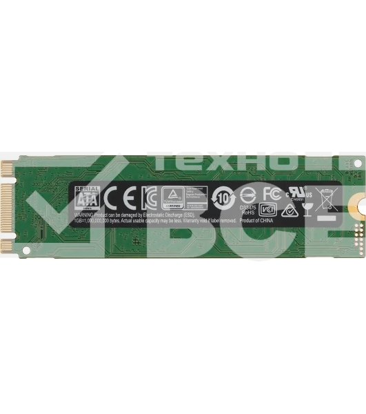 Накопитель SSD Samsung 860 EVO, 250Gb, SATA III, M.2 2280, R/W 550/520