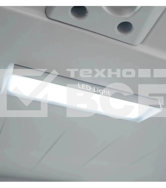 Холодильник LEX LCD450WID белый трехкамерный 288/129л морозилка снизу, No Frost, Side by Side