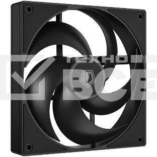 Вентилятор для корпуса ID-Cooling AS-140-K черный, 140 мм, 1800 об/мин, 24.9 дБ, 4 pin