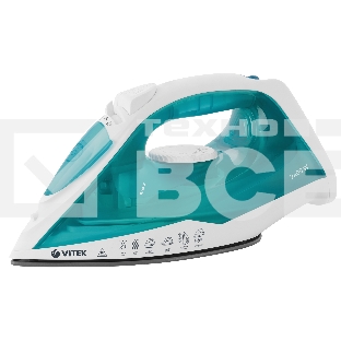 Утюг Vitek VT-8336 белый/бирюзовый