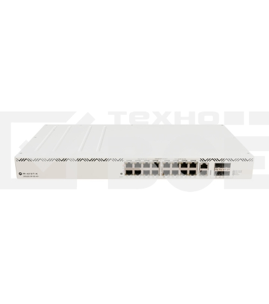 Коммутатор Mikrotik CRS320-8P-8B-4S+RM Cloud Router Switch with dual-core 800 MHz CPU, 256 MB RAM, 98DX226S switch chip, 17 x Gigabit Eth ports (8 x 802.3af/at, 8 x 802.3bt PoE-out), 4 x 10G SFP+ ports, RouterOS L5, 1U rackmount enclosure, 600W PSU