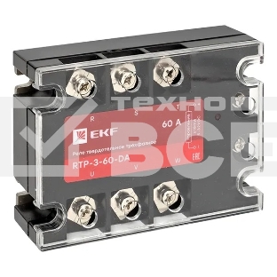 Реле твердотельное трехфазное RTP-60-DA PROxima EKF rtp-3-60-da