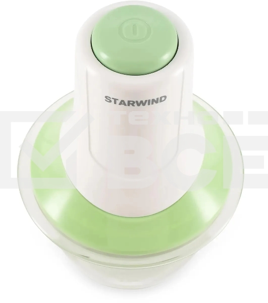 Измельчитель электрический Starwind SCG2011 1л. 300Вт белый/бирюзовый