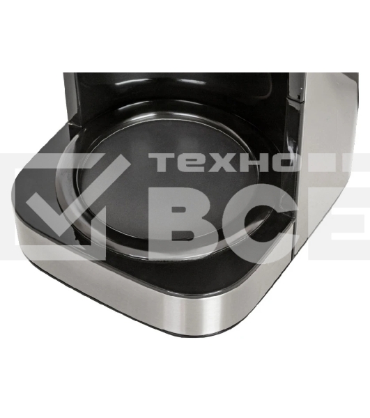 Кофеварка капельная Pioneer CM052D серебристый/черный, исп. кофе - молотый, 1.5 л, 900 Вт