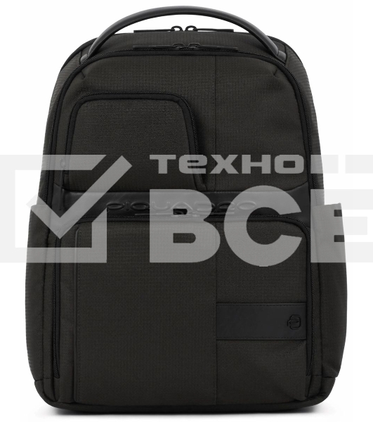 Рюкзак мужской Piquadro Wollem CA6238W129/N черный полиэстер/натур.кожа