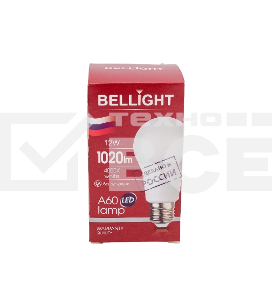 Лампа светодиодная Bellight LED 12 Вт Е27 220 4000 К 1020 Лм