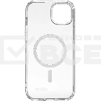 Чехол (клип-кейс) uBear для Apple iPhone 15 Plus Real Mag Case with MagSafe прозрачный (CS254TT67RL-I23M), фото3