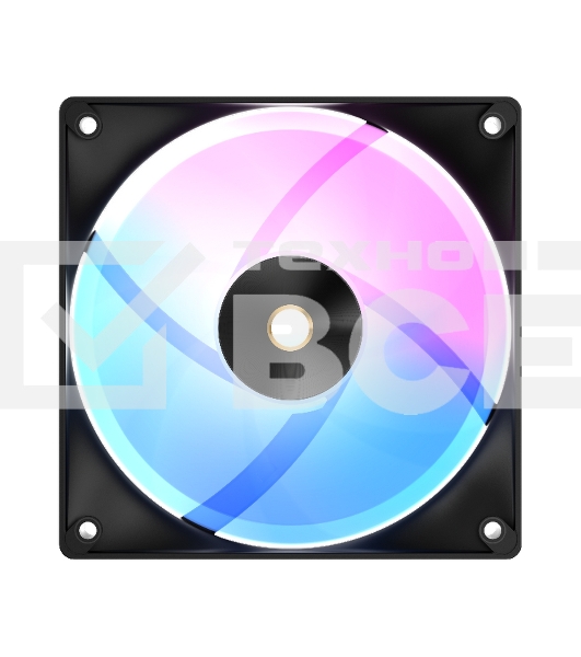 Вентилятор для корпуса Ocypus Delta F12 BK, 120x120x25mm, 4-PIN PWM, 500-2000 RPM, 29 DBA MAX, HYDRO BEARING