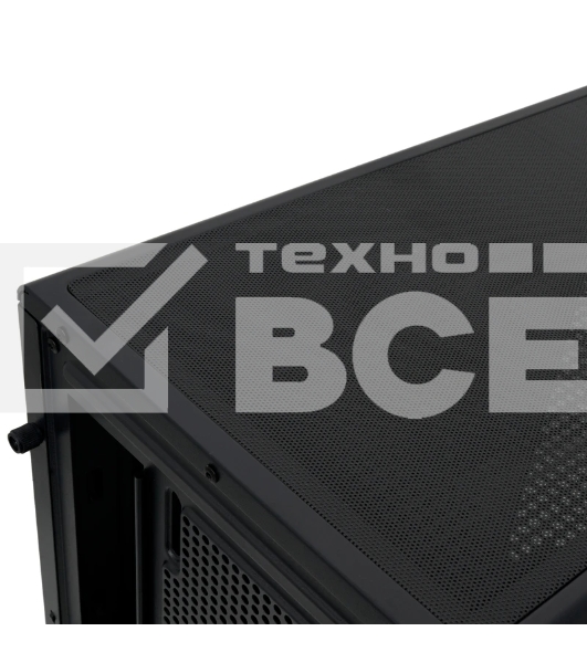 Компьютерный корпус HSPD F710, Panoramic Mid Tower, черный, TG, 0.5 SPCC, 3x120мм ARGb E-ATX, ATX, mATX, mITX 185/395/270мм 2x2.5