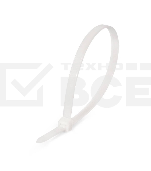 Нейлоновые стяжки Fortisflex КСС 8х500 белый 100 штук