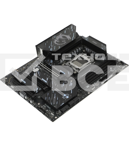 Материнская плата MSI X870E GAMING PLUS WIFI, AM5, AMD X870E, 4xDDR5, 4xSATA, 3xM.2, 1xPCIe 5.0 x16, 1xPCIe 4.0 x4, 2xPCIe 3.0 x1, 1xHDMI, 1xUSB Type-C, 1x5Gb LAN, Wi-Fi 7, Bluetooth 5.4, 2xUSB-C 20Gbps, 1xUSB-C 40Gbps, 2xUSB-A 5Gbps, 2xUSB-A 10Gbps, 4xUS