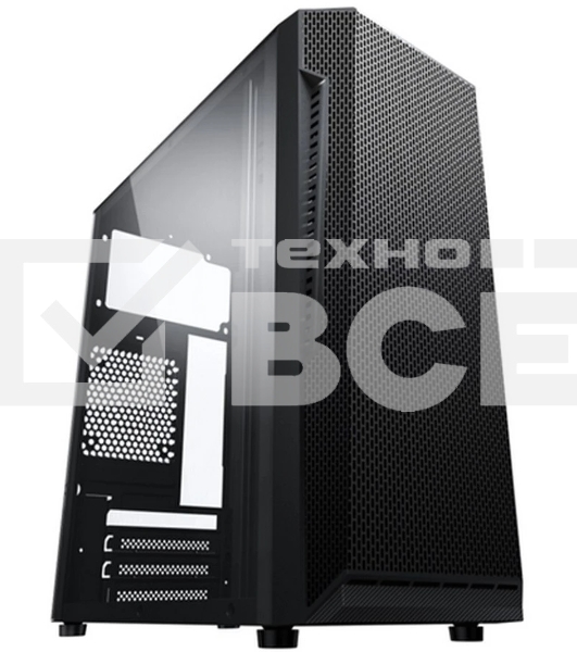 Компьютерный корпус ACD Coffre 104G mATX, Black, CPU 140мм, VGA 245мм, PSU 285мм, 2x3.5INT, 1x2.5INT, 2xUSB 2.0, 1xUSB 3.0, HD Audio, w/o FAN, w/o PSU, TG