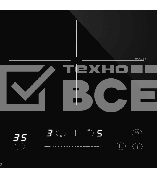 Индукционная варочная панель MAUNFELD AVI3027SBK