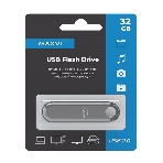Флешка USB Maxvi P2 (FD32GBUSB20C10P2 silver), 32Gb, USB 2.0, R/W 12/5, серебристый, фото4