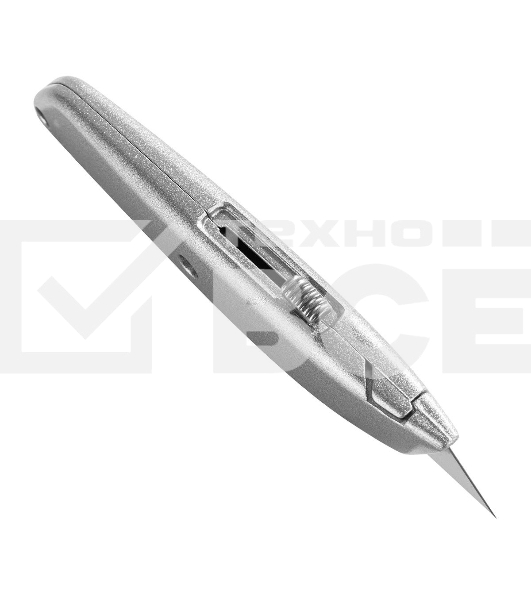 Универсальный нож с Т-образным лезвием Deli DL4260 19мм, длина 153 мм, в комплекте 3 лезвия SK5, алюминиевый корпус