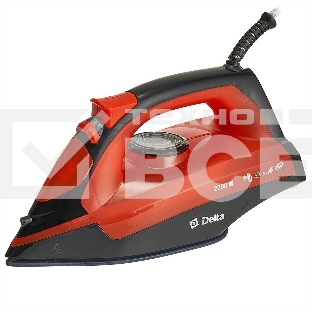 Утюг Delta DL-755 черный с оранжевым