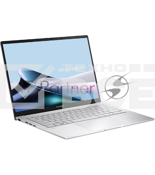 Ноутбук ASUS Zenbook 14 OLED UX3405CA-PP477 Intel Core Ultra 9 285H 3700MHz/14'/1920x1200/32GB/512GB SSD/Intel Arc Graphics/Wi-Fi/Bluetooth/Windows 11 Pro (90NB14W2-M00N00_Win11P) Silver