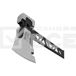 Топор цельнокованый Denzel 600 г, двухкомпонентная обрезиненная рукоятка, фото8