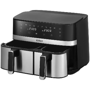 Аэрогриль Kitfort КТ-2261 черный, 2700 Вт, 8.2 л, сенсор, 8 программ
