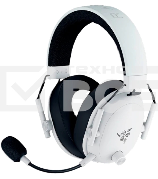 Гарнитура Razer BlackShark V3 белый, беспроводная + проводная, радиоканал, до 70 ч