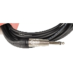 Кабель гитарный FORCE FGC-09/61/4' TS Jack - 1/4' TS Jack, высококачественный, малошумящий с проводниками из безкислородной меди OFC, диаметр 6 мм, профессиональные металлические разъемы, длина 6 м, фото3