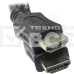 Кабель HDMI C-HM-HM-7.5M Wize, 7.5 м, v.2.0, 19M/19M, позол.разъемы, экран, черный, пакет, фото4