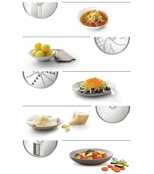 Комплект насадок Bosch VeggieLove для кухонных комбайнов