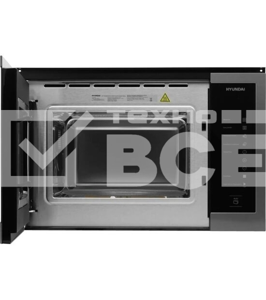 Микроволновая печь Hyundai HBW 2560 DX черная сталь 25л 1450Вт сенсор
