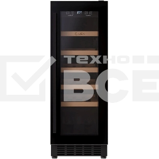 Винный шкаф LEX LWD3020BL 1-нокамерн. черный