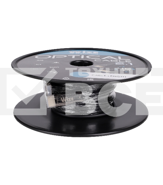 Кабель HDMI Wize AOC-8K-HM-HM-15M оптический, 15 м, 8K/60HZ 4:4:4, v.2.1, ARC, 19M/19M, HDCP 2.2, Ethernet, черный, коробка