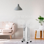 Масляный обогреватель Vitek VT-1707 W (5 секций) белый, 1000 Вт, 10 м2, термостат, фото6