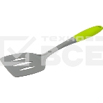 Лопатка MALLONY с отверстиями из нейлона с цветной ручкой из TPR, серия Novita, фото 1