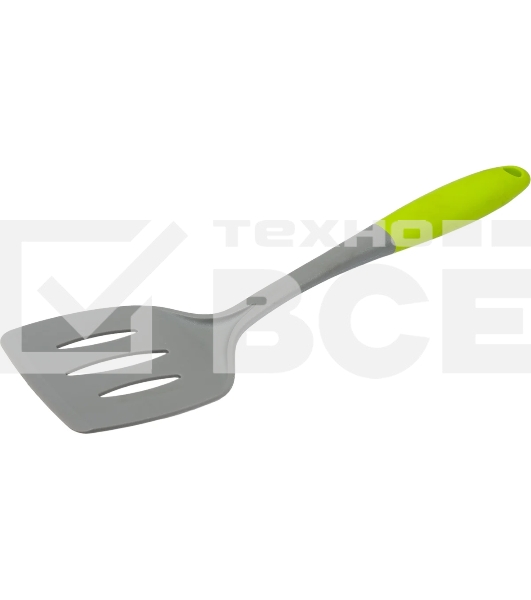 Лопатка MALLONY с отверстиями из нейлона с цветной ручкой из TPR, серия Novita